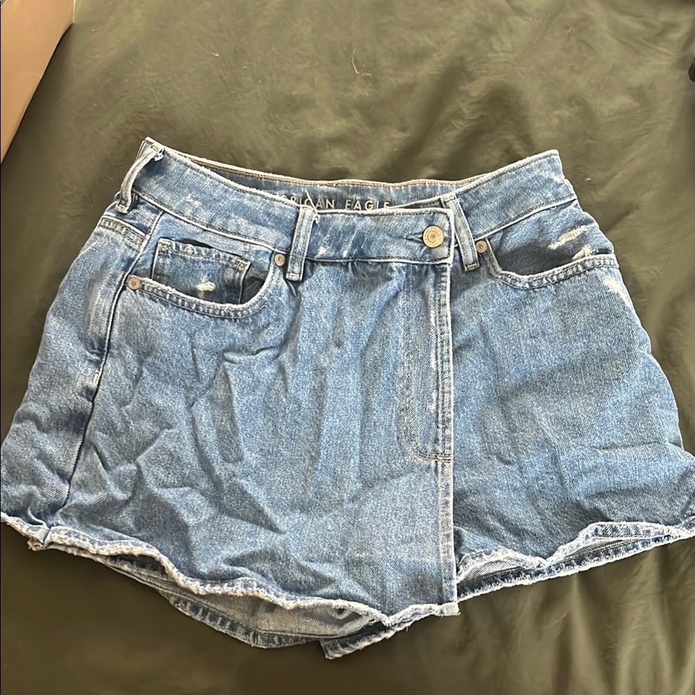 American Eagle Blue Denim Shorts